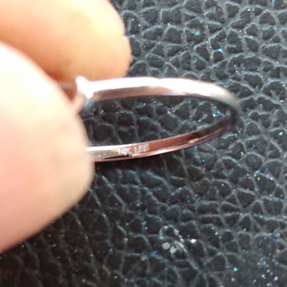 Taking care of white gold infinity ring size 7